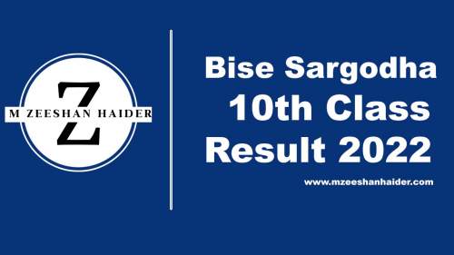 10th Class result Sargodha Board 2022