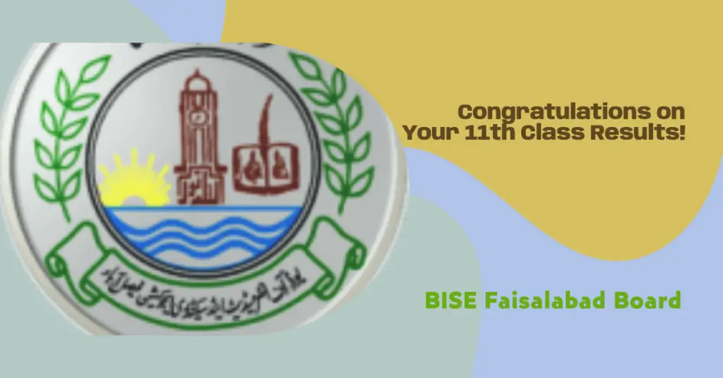 Bise Faisalabad 11th Class result by Name, Gazette, Roll Number