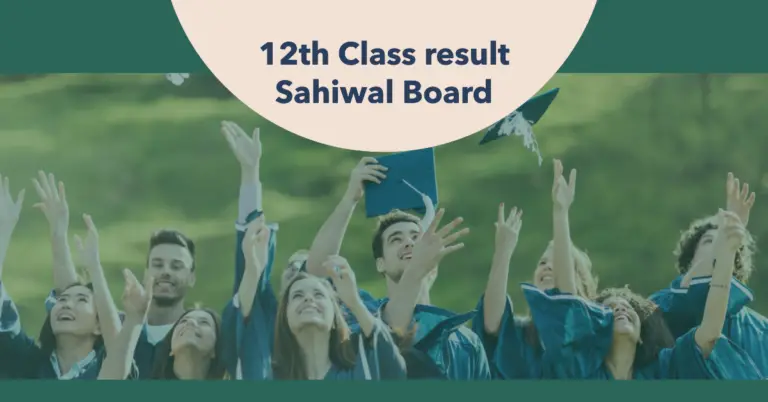 12th Class result Sahiwal Board 2023
