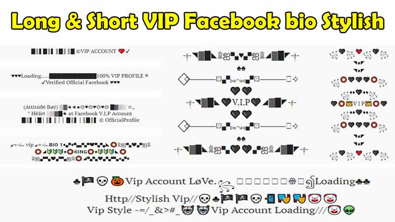 Best Long & Short VIP Facebook bio Stylish 2023 [Updated]