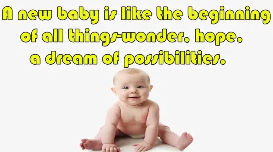 Facebook caption for newborn baby